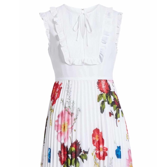 Ted Baker Romanna Floral pleat dress - Picture 5 of 7